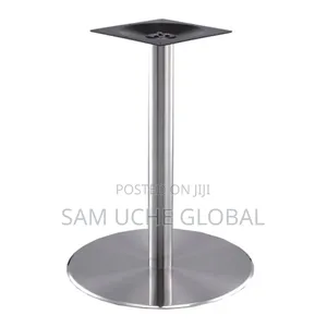 Table Legs Double Stainless and Black Colour