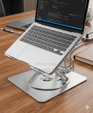 Premium 360° Rotating Aluminum Laptop Stand