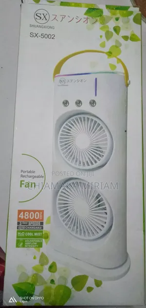 Portable Rechargeable Fan