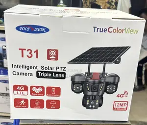 4g Solar PTZ Tripple Lens Camera