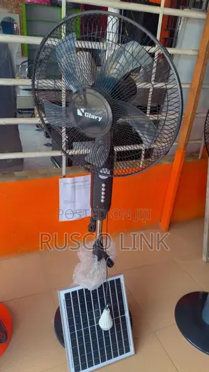16 Inches Glory Rechargeable Solar Fan