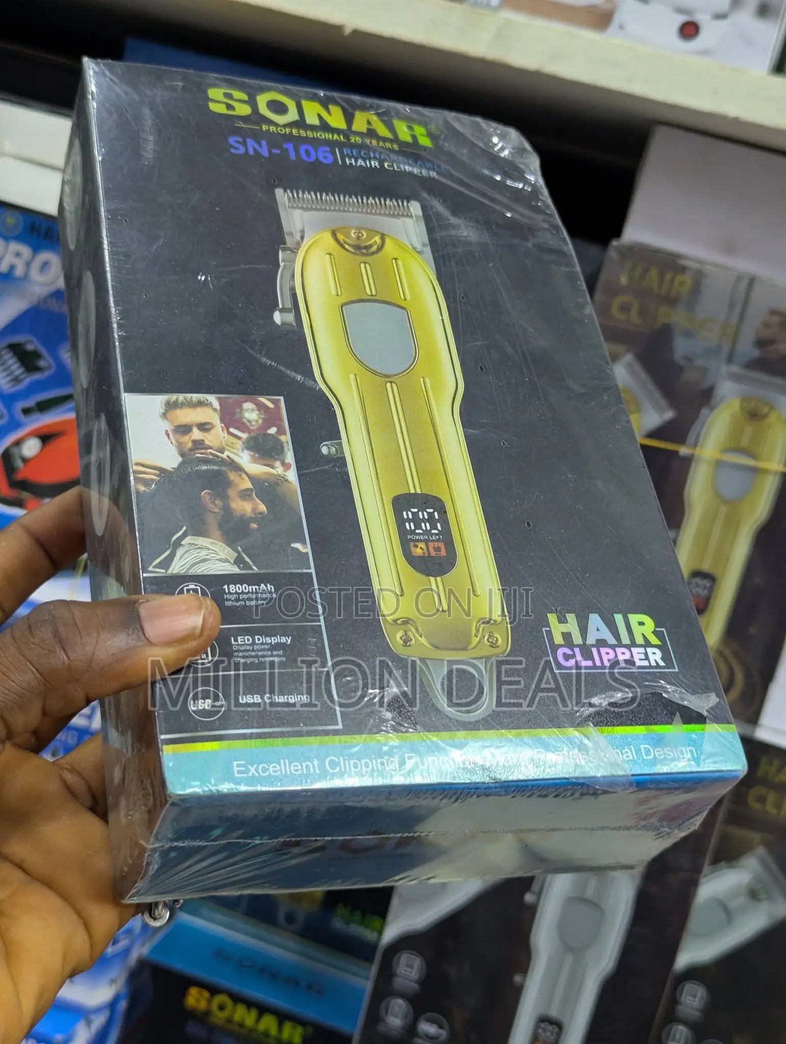 Portable Unique Rechargeable Clipper