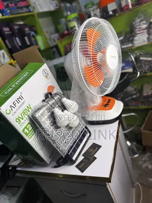 12 Inches Rechargeable Solar Table Fan