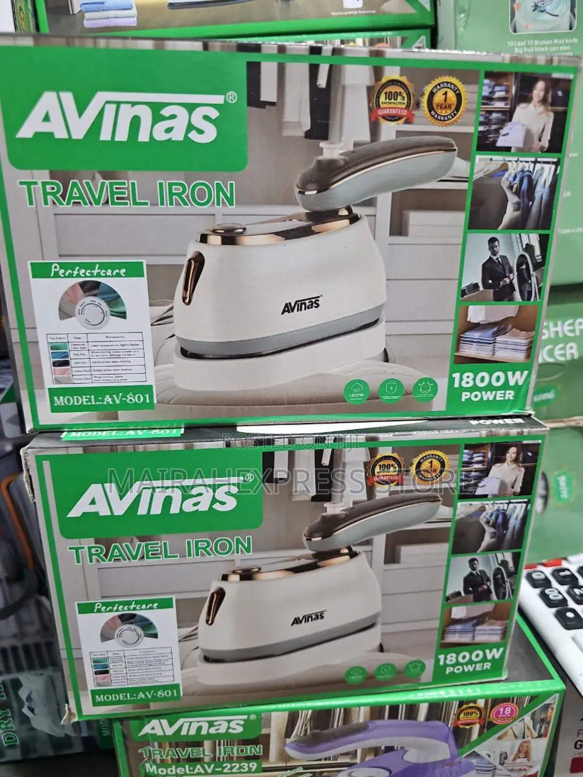 Avinas Steam Traveling Iron 2st7