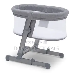 Delta Children Oval City Sleeper Bedside Bassinet Adjustable Height