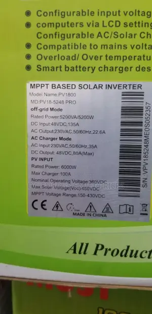 Must Hybrid Inverter. 5.2kva Pro