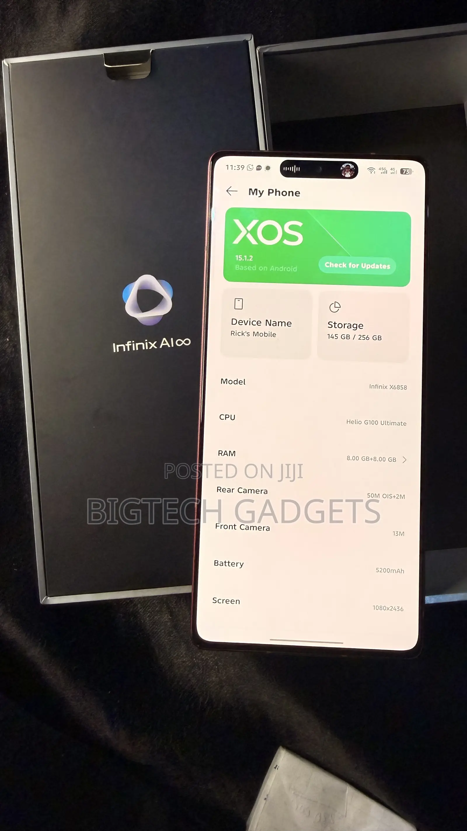 Infinix Note 50 4G 256 GB Red