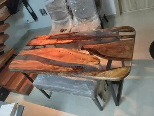 Clear Epoxy Dining Table