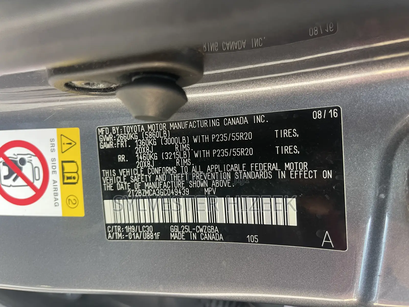 Lexus RX 350 2016 Gray