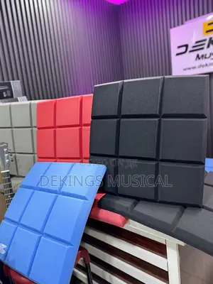 Acoustic Foam Studio Sound Proof Wall Panels In Black Red Grey Blue