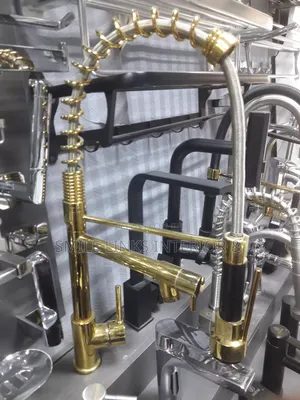 Gold Spring Tab for Sink