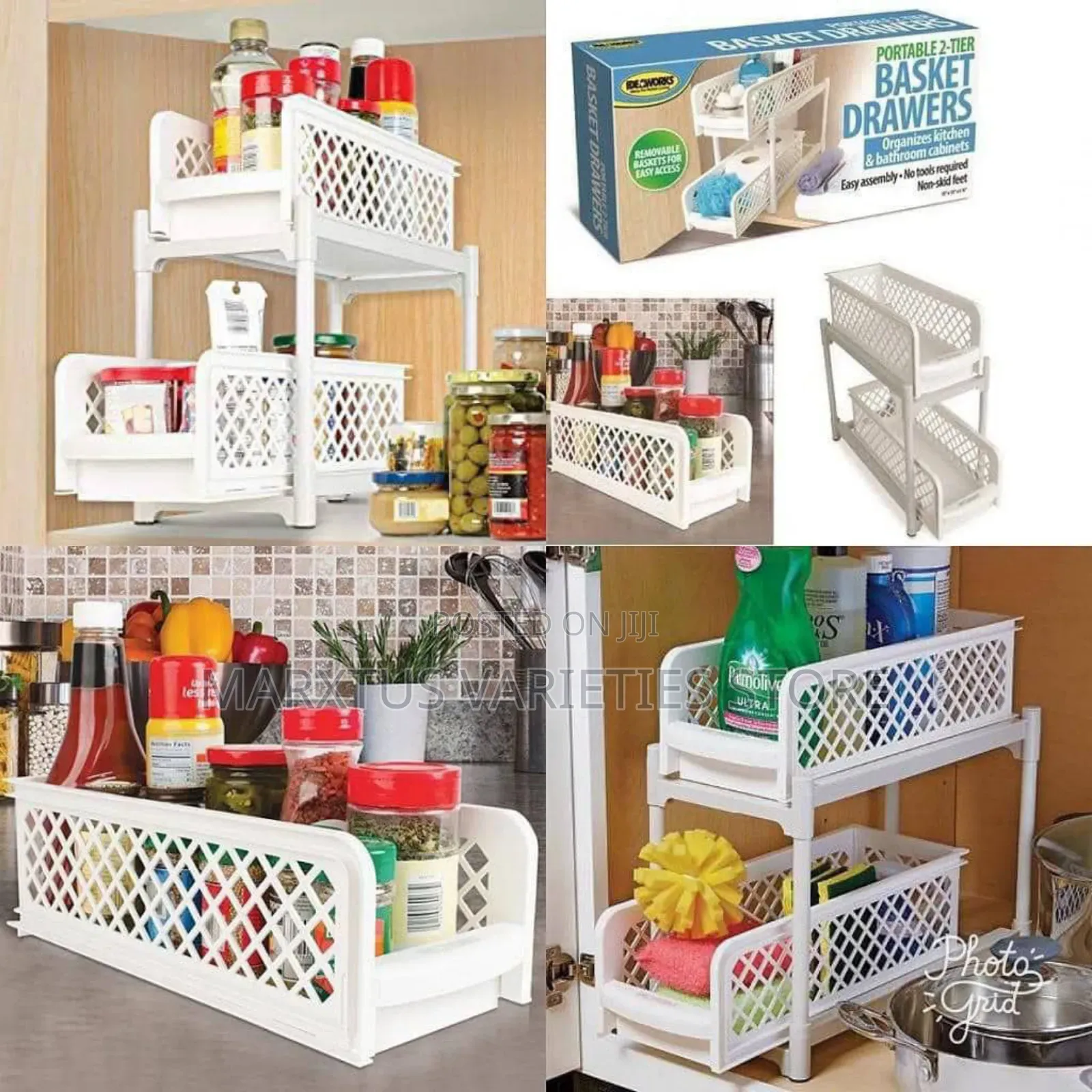 2 - Tier Slide Storage Organizer
