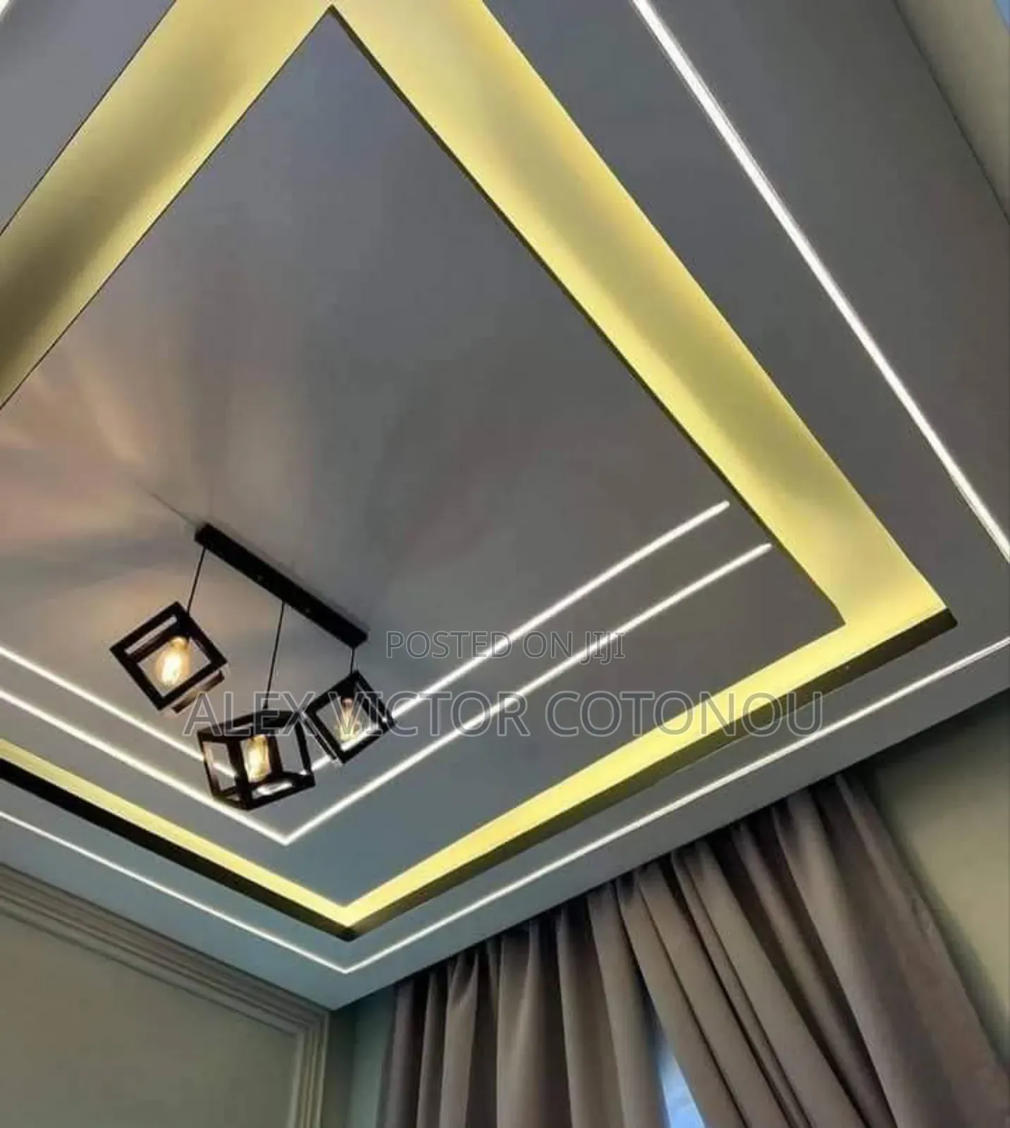 Solid Pop Ceiling