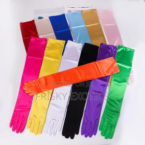 Elbow Length Satin Handgloves