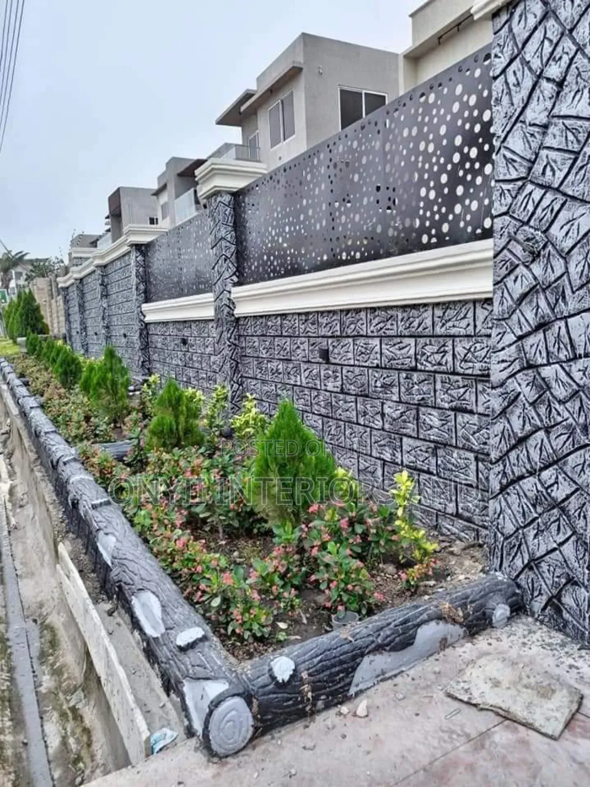 Wall/Fence Increte Designs