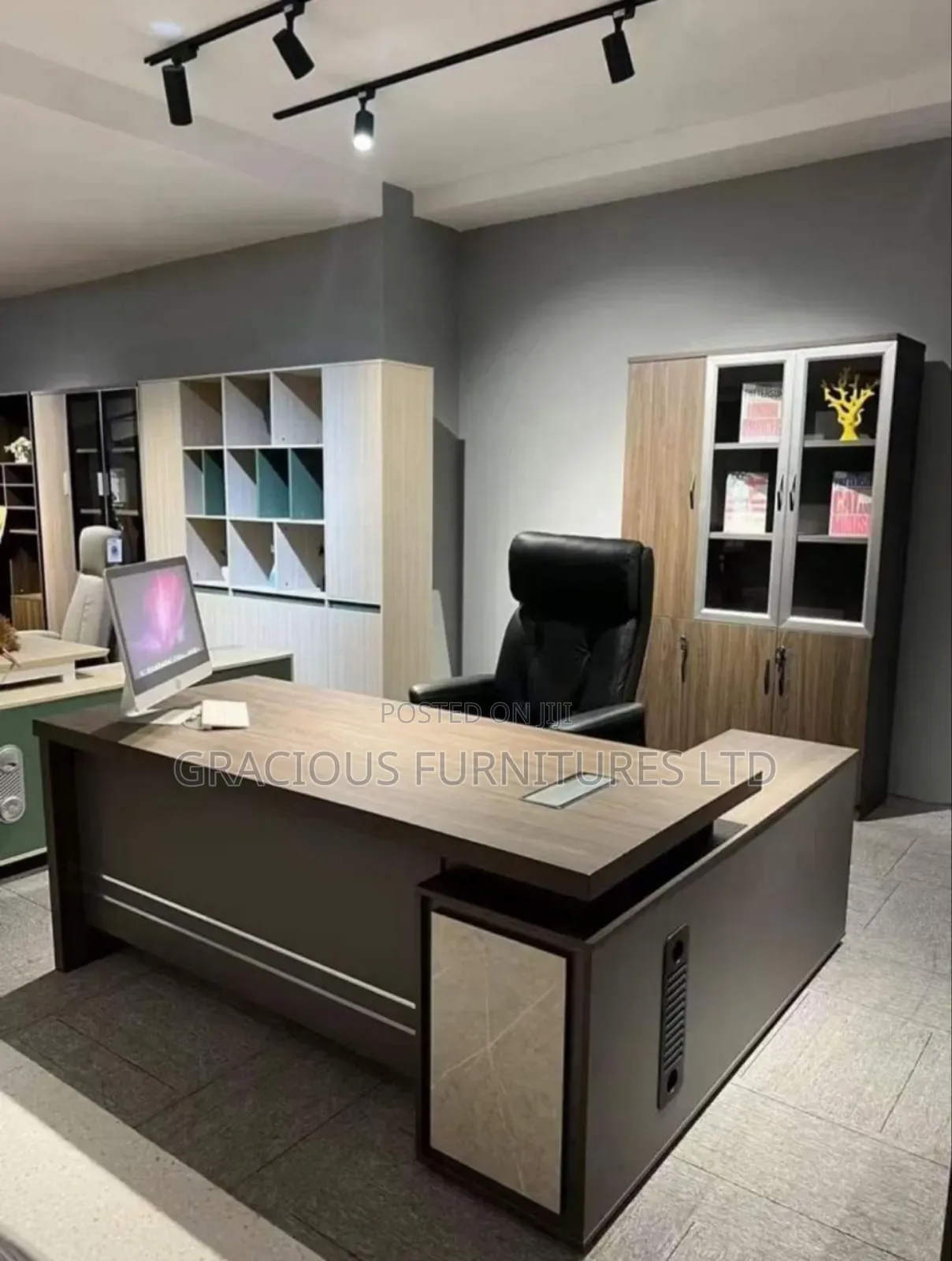 Executive L-Shape Office Desk 1.6meter