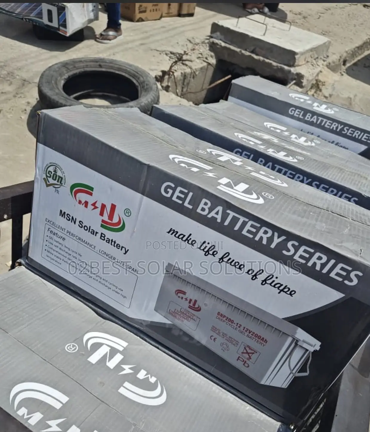 MSN Gel Battery 200amps