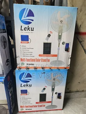16inches Leku Solar Rechargeable Fan