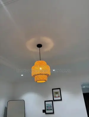Japanese Basket Pendant Light