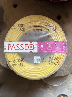 Red, Yellow, Blue and Black, 4mm Cable/Wire