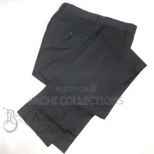 Black Plain Trousers