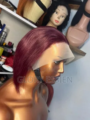 Full Frontal Wine Bob 10" Human Hair