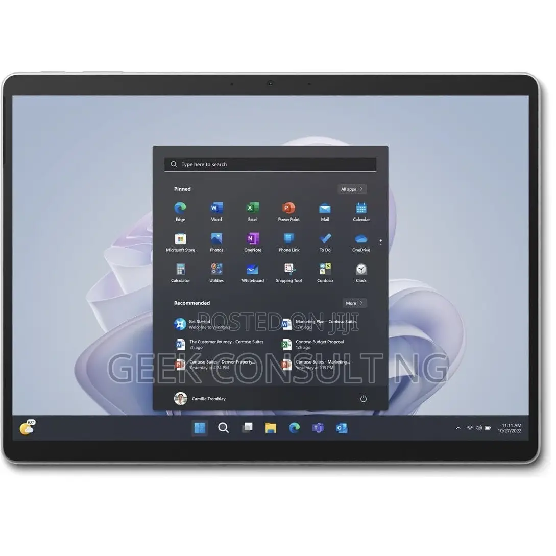 New Laptop Microsoft Surface Pro 9 16GB Intel Core i7 SSD 256GB