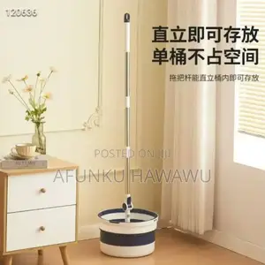 Foldable Bucket With Mop Stick