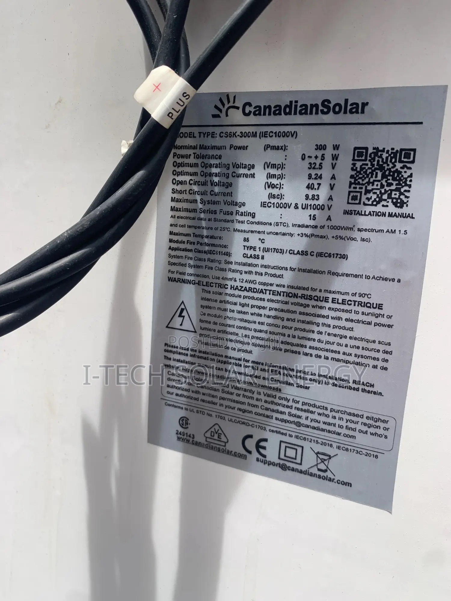 300watts Mono Solar Panels