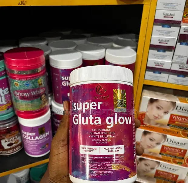 gluta glow glutathione 5000gs Gluta Glow Supplement | 500mg L-Glutathione with Vitamin C, E, Zinc,  Selenium & main image 0