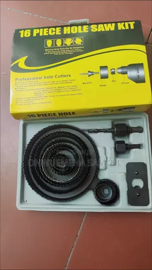 16pcs Hole Saw Kit for Furniture and Woodworking