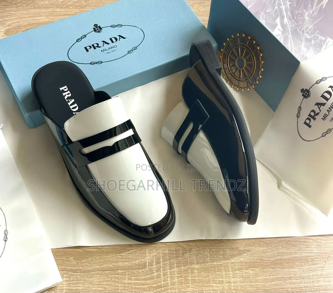 Quality Men's Patent Half Shoes