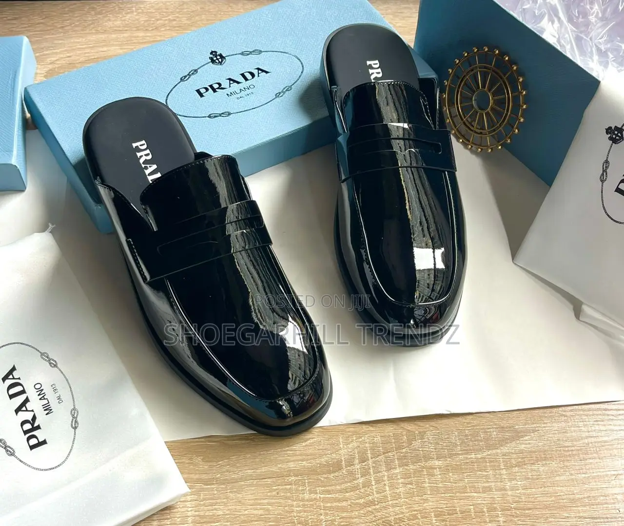 Quality Men's Patent Half Shoes