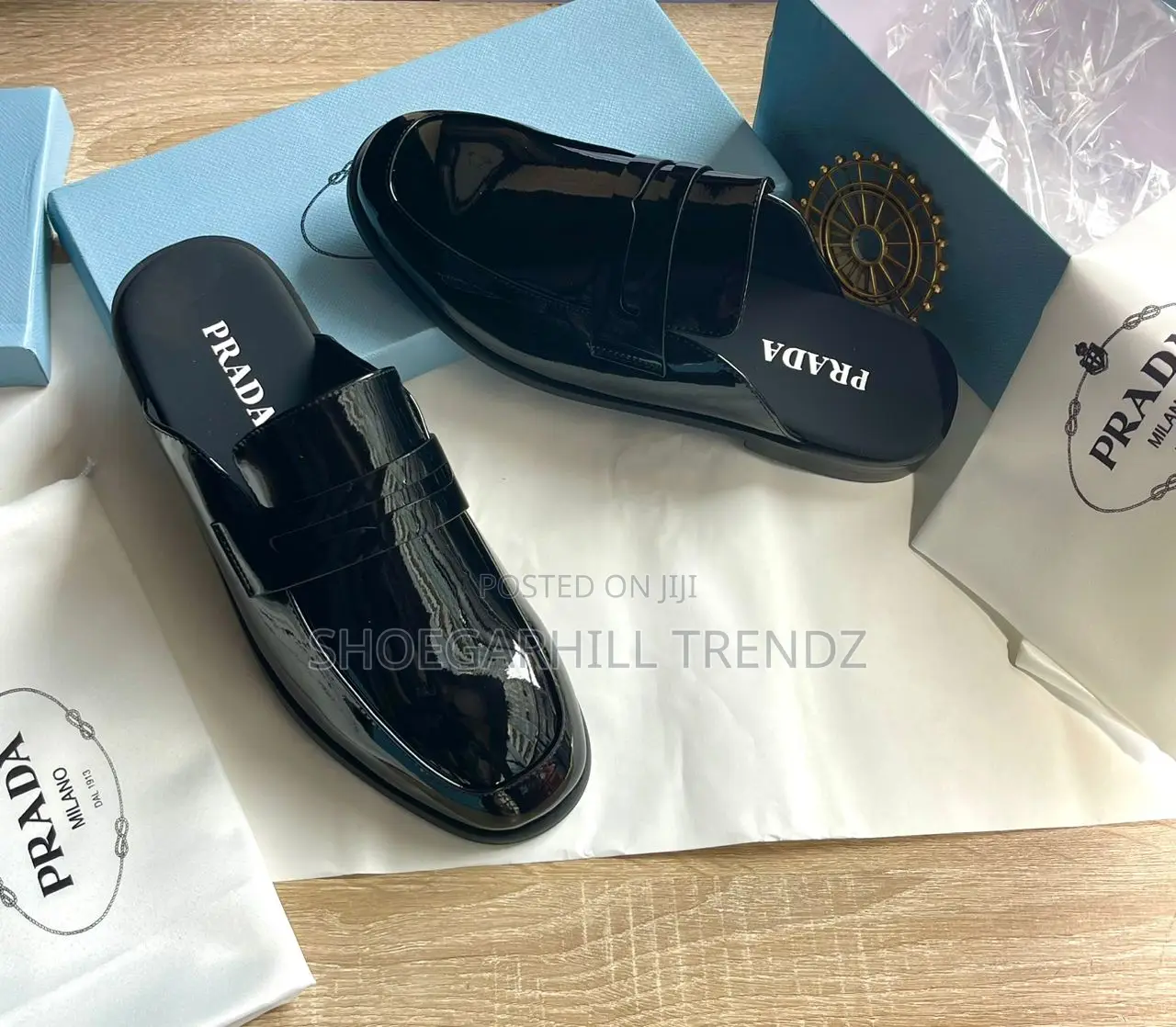 Quality Men's Patent Half Shoes