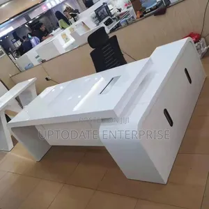 Distinguish Executive White Office Desk