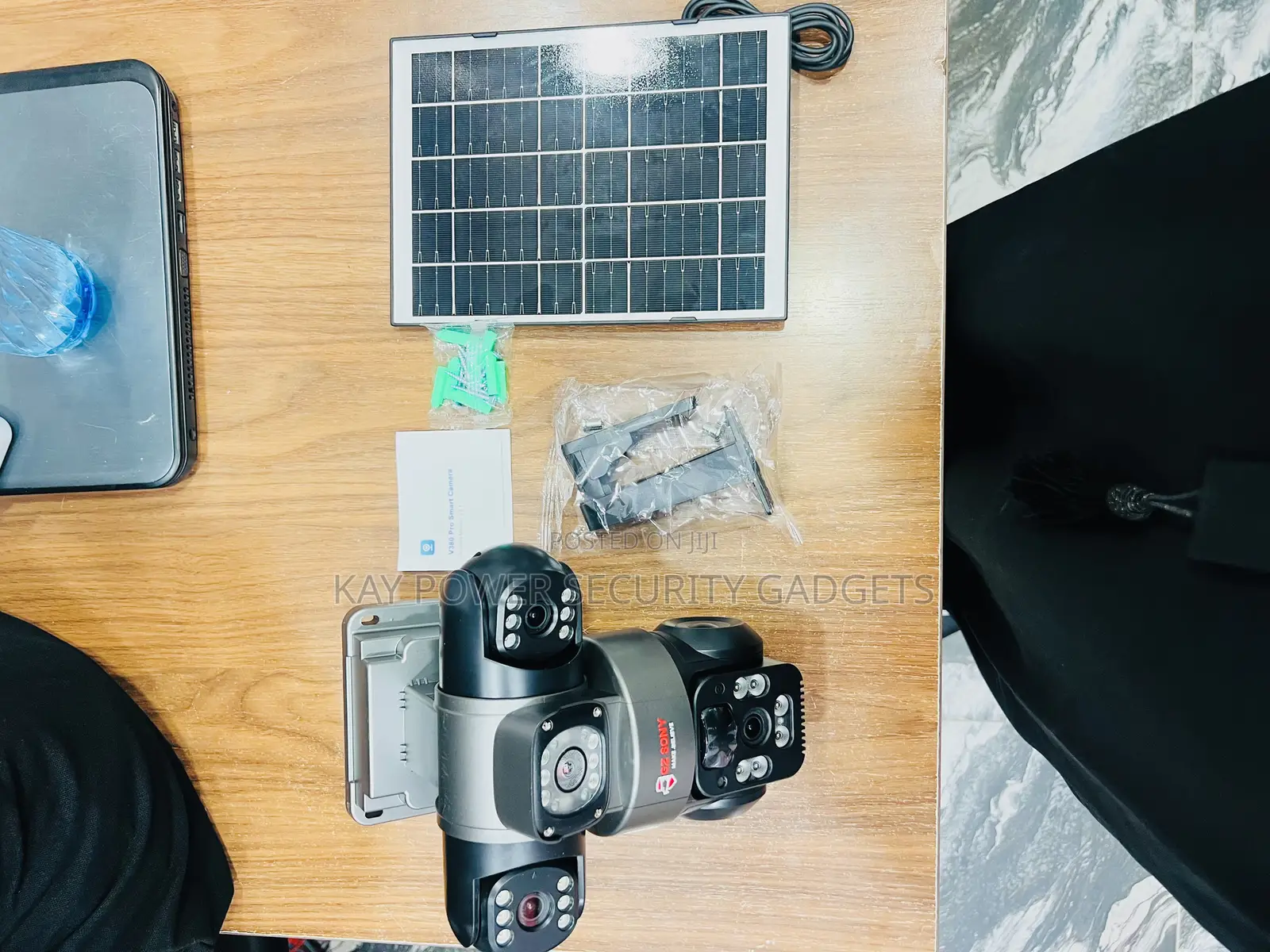 V380 Triple Lens Solar Camera T30