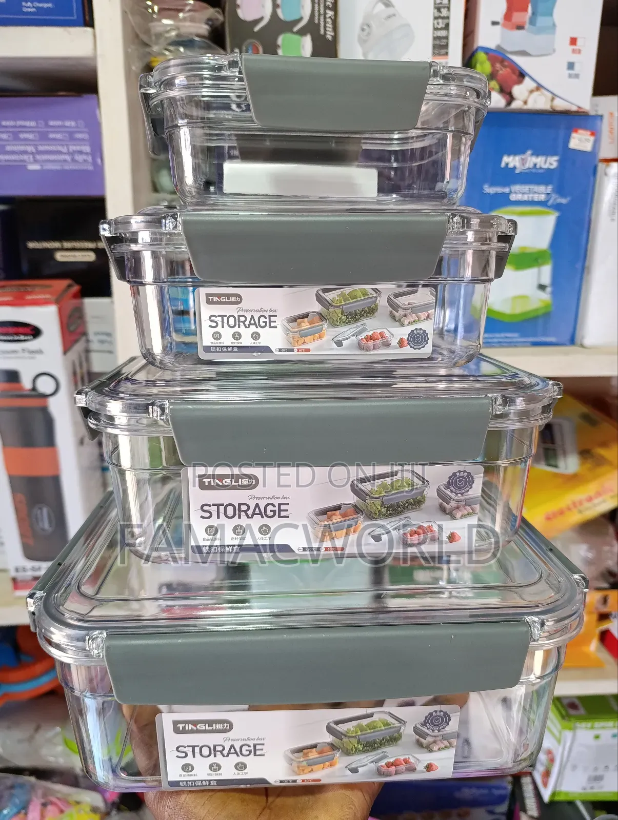 Easy Lock 8 Pieces Storage Bowl