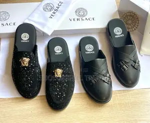 Men Buckle and Dazzling Half Shoes