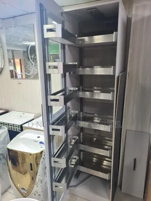 Tall Pull-Out Kitchen Storage Cabinet (Pantry Unit)