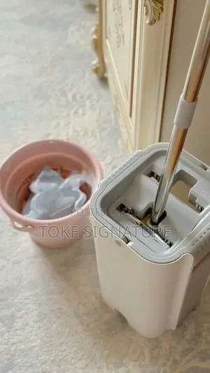 Scratch Mop With Bucket and Extra Pad