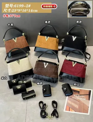 Vee Velvet Handbag