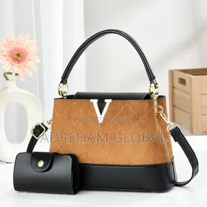 Vee Velvet Handbag