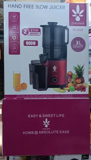 Zaramix Zx-2025 Is a 3l Capacity Hand-Free Slow Juicer