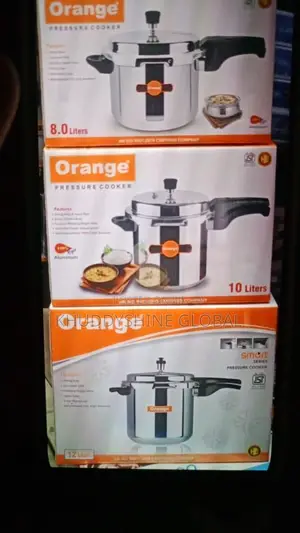 Orange Pressure Pots 8l, 6l, 10l,12l