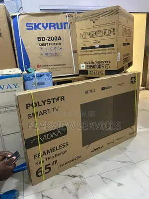 Polystar 65 Inch Dled Vidaa Tv Pv-Hk65fltm Modern Hdmi X3