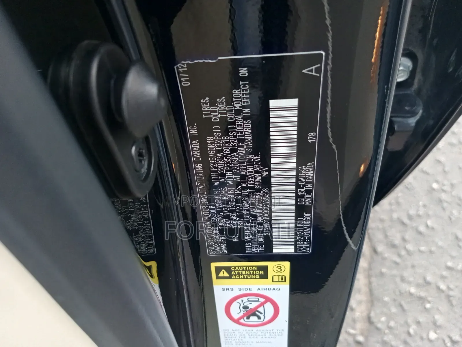 Lexus RX 2012 Black