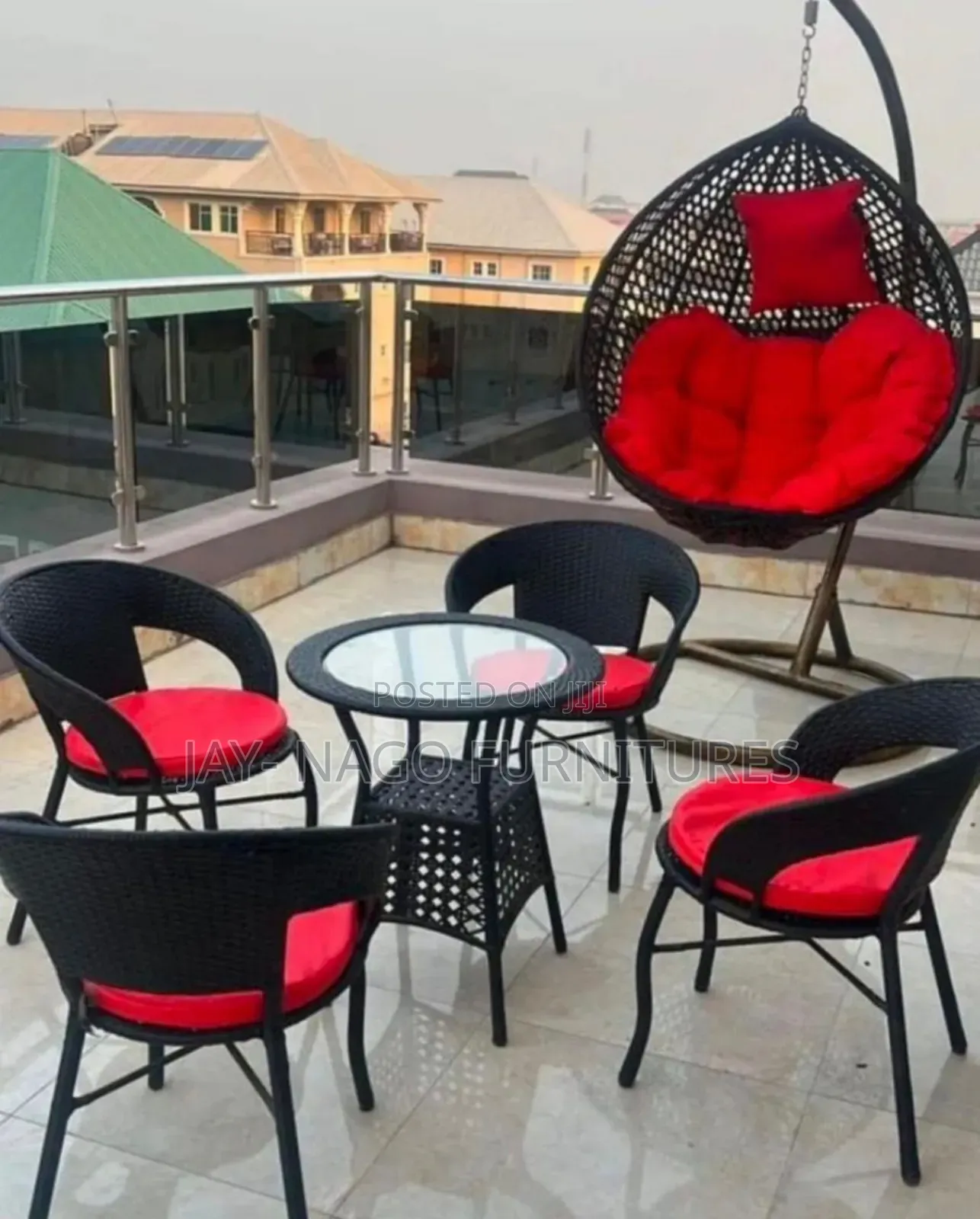 Executive Table Set With Swing Chair