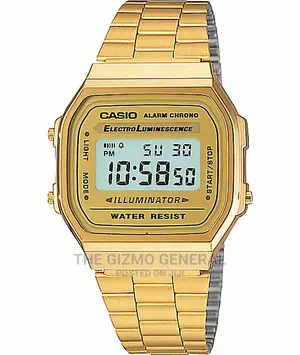 Casio Vintage All Gold Digital Watch