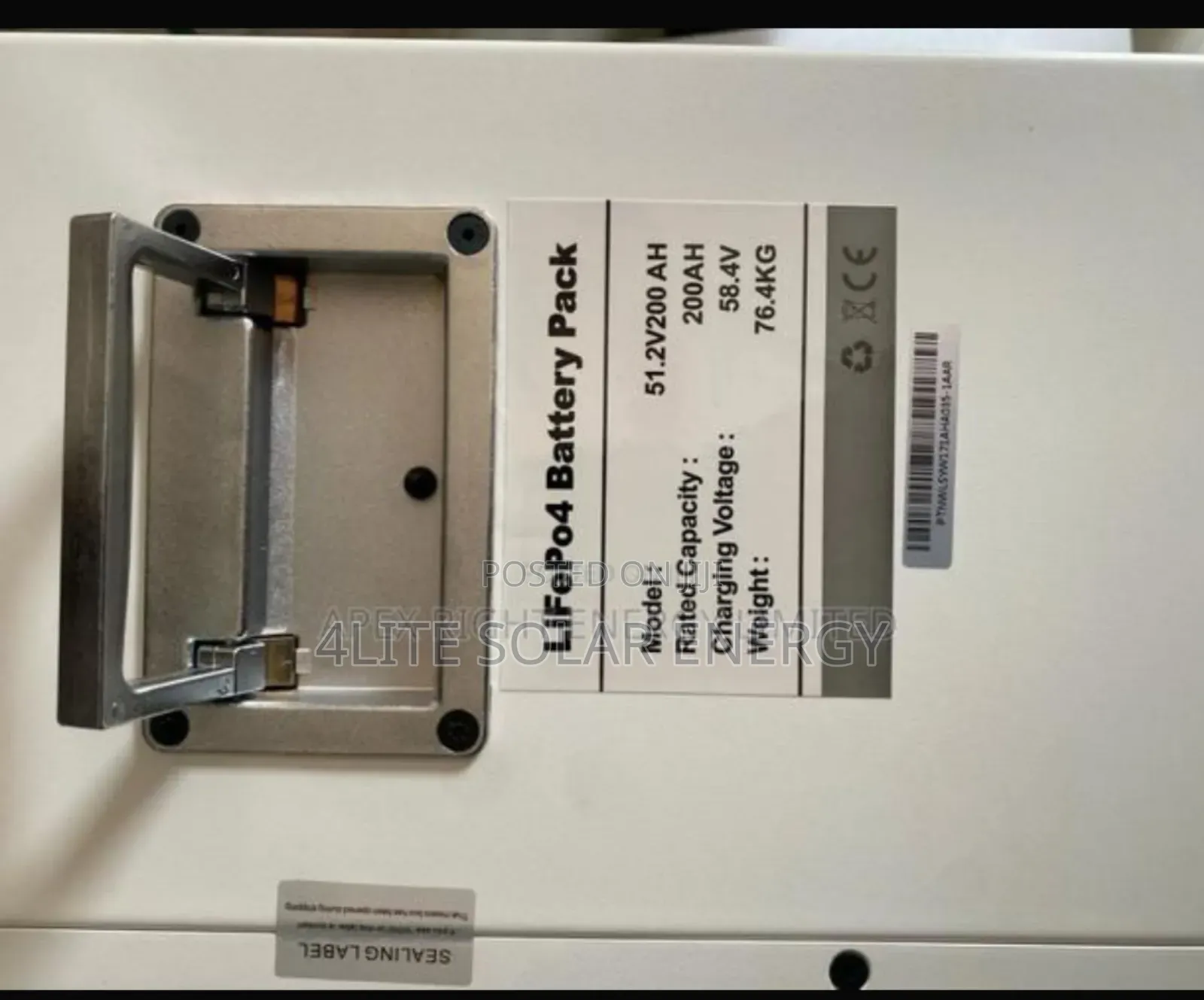 10kwh 51.2v Pattern Lithium Battery