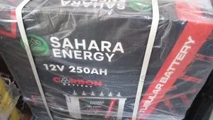 Sahara Tubler Battery 250a 12v